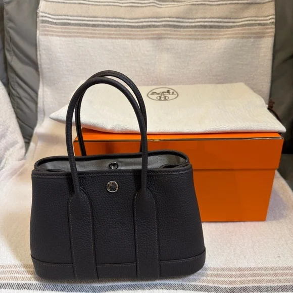 Hermes Negonda Neo Garden /mini garden party - deep chocolate brown - Picture 7 of 7